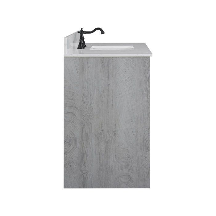 Sand & Stable Jillian 36'' Single Bathroom Vanity with Engineered Stone